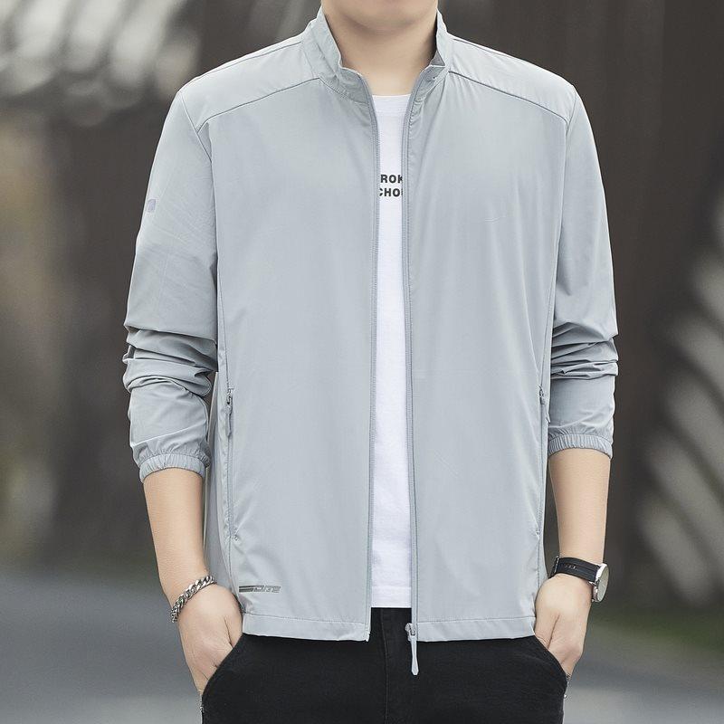 2026 Men's Ultra-thin Breathable Ice Silk Summer Sun Protection Clothing for Outdoor Leisure