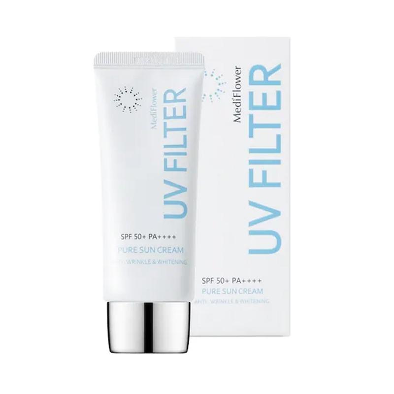 

[MEDI FLOWER] Чистый солнцезащитный крем с УФ-фильтром (SPF50 + / PA ++++) 50мл