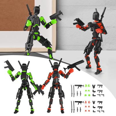 Mobile Doll Set, 3D Printed Titan Robot Mobile Doll, Posable Mobile Doll, Suitable For Collectors, Desktop Decoration