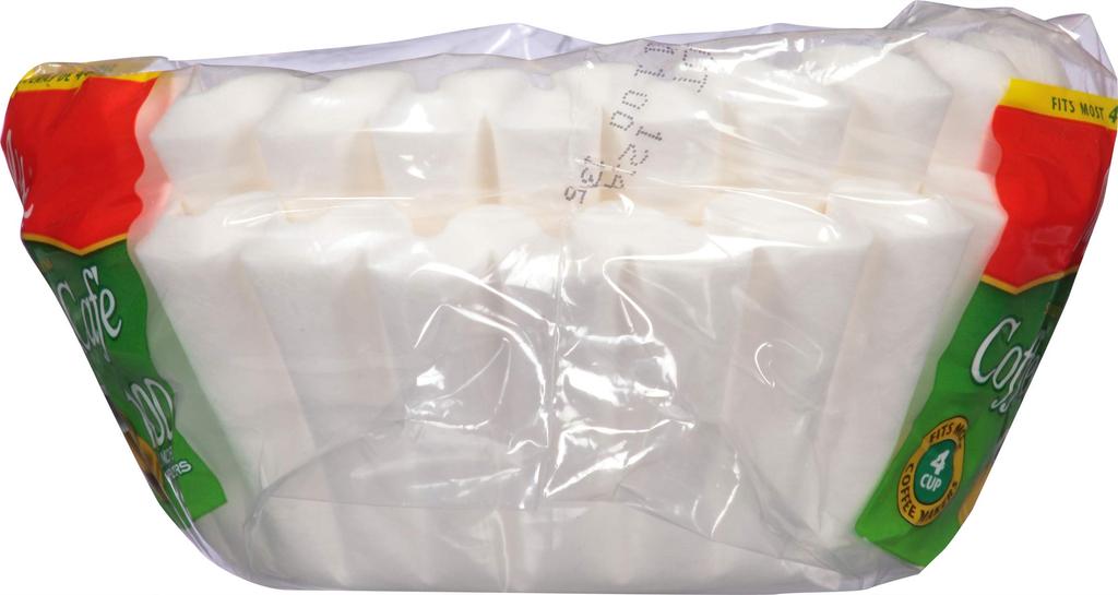 Melitta Basket Coffee Filters, White (4 To 6-Cup), 100-Count