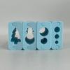 Polymer Clay Bead Roller Round Shape Bead Roller 3D Printed Snowman Christmas Tree Clay Bead Maker Tool for DIY Jewelry Making Polymer Clay Crafting