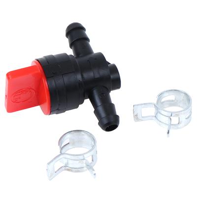 In-Line Straight Fuel Gas Shut Cut Off 1/4" Valve Petcock Motorcycle Cut Tackle
