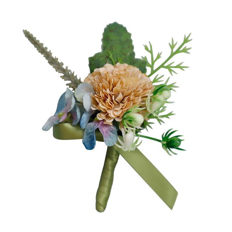 Children's Tuxedo Suit with Flower Corsage & Necklace - Wedding and Performance Accessories