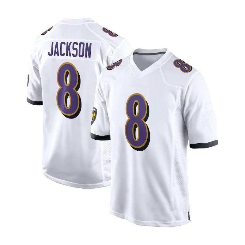 Baltimore Ravens 8 JACKSON 22 HENRY Football Jersey Embroidered Sports Uniform