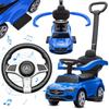 Correpasillos Empujador Andador Para Niño Mercedes Clase C Con Empujador Y Reposapiés Azul Sun Baby