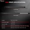 Rear Window Glass Lift Supports Windshield Struts Shocks Gas Springs Replacement Parts 4678 SG314017 for 1994-1998 for Jeep Grand Cherokee