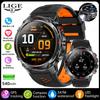 GPS Sports Waterproof Smart Watch Men 1.46“HD Full Touch Screen 500mAh Battery Flashlight Compass Bluetooth Call Smartwatch