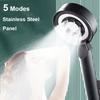 Boost 5 Mode Adjustable PP Filter Cotton Bathroom Spray Head Household Large Water Volume Bathroom Accessory Set