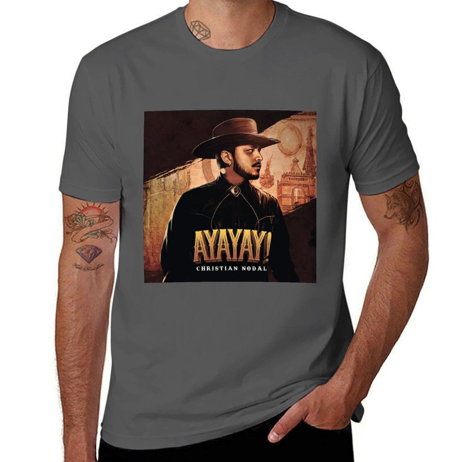 

Christian Nodal TShirt UV Protection Outdoor Tee Shirt 4XL