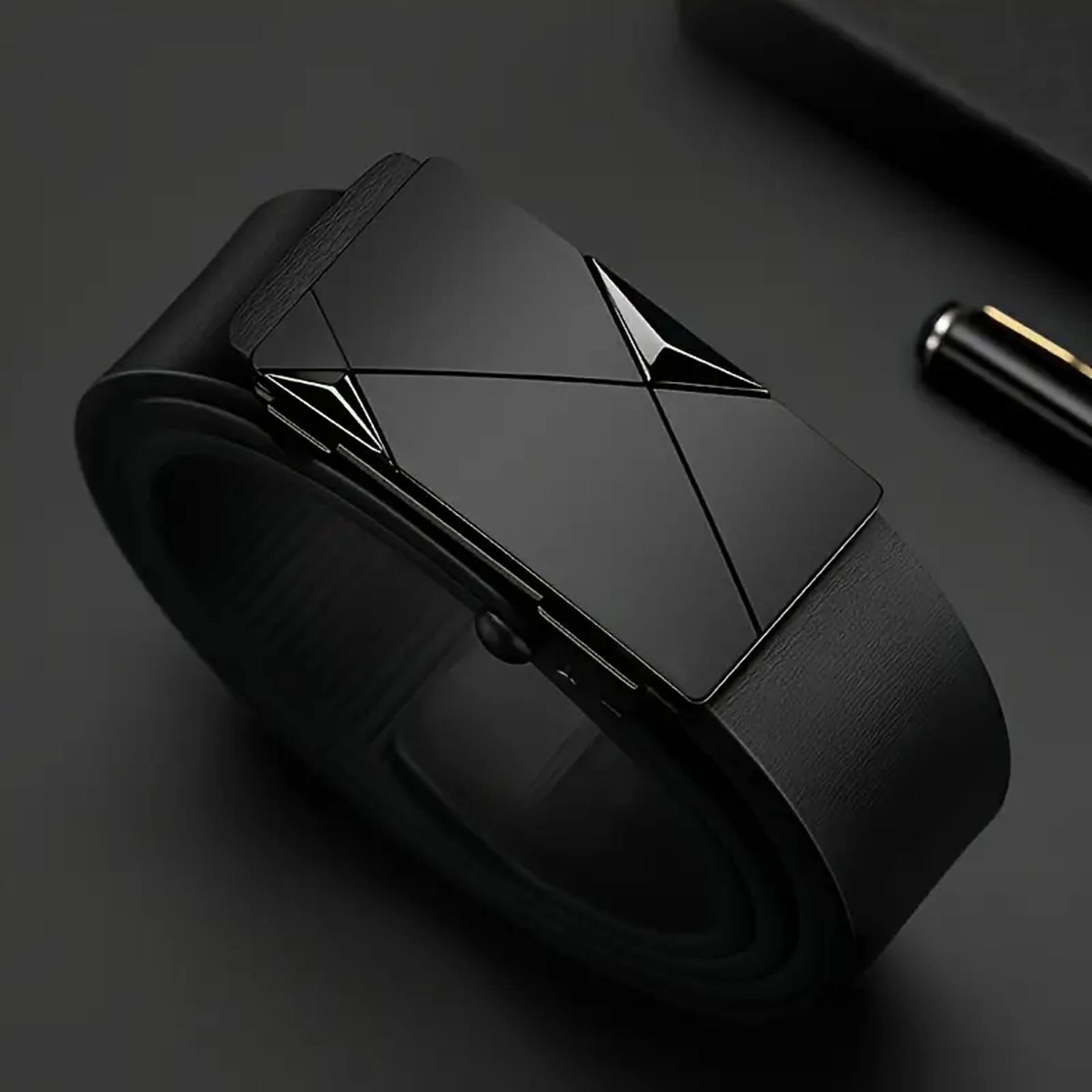 

Мужской высококачественный удобный ремень-деловой, повседневный и формальный-классический дизайн автоматическая пряжка 120 см 120cm