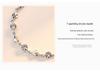 Min Yue S925 Sterling Silver Zircon Heart Bracelet - Women's Elegant Fashion Jewelry for Qixi Valentine's Day