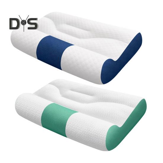 Nackenkissen aus Memory-Schaum zur Linderung von Nackenverspannungen, verstellbares orthopädisches Sandwich-Kissen, weiches, atmungsaktives Nackenkissen für alle Altersgruppen