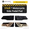 1 Paar Metall- & ABS-Motorrad-Fußrasten in verschiedenen Farben