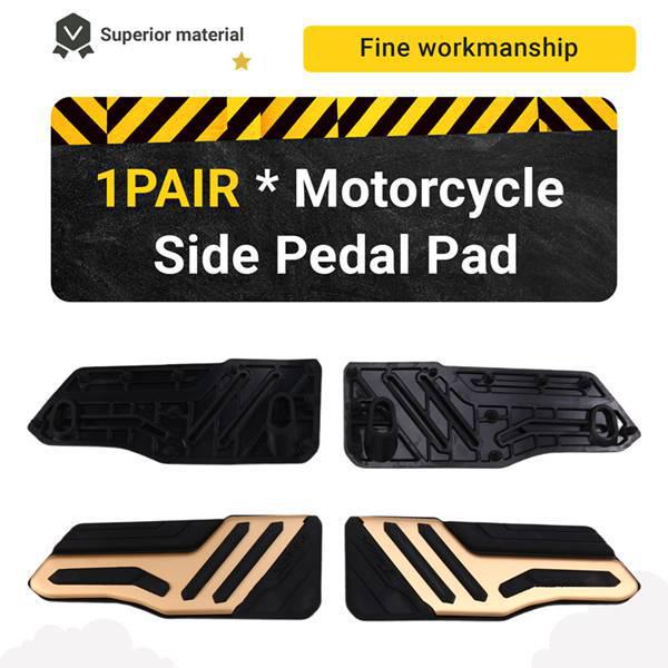 1 Paar Metall- & ABS-Motorrad-Fußrasten in verschiedenen Farben