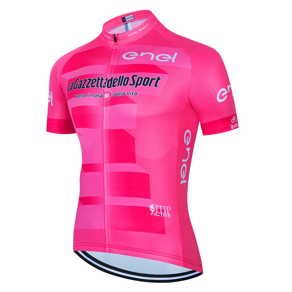 Cycling Jersey Tour De Giro D'ITALIA Pro Team Short Sleeve Cycling Jersey Maillot Ciclismo Hombre MTB Road Bike Shirts Tops 2026