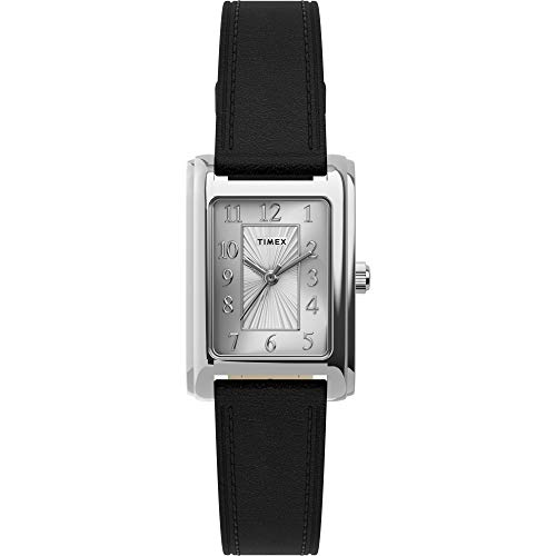 

Женские часы Timex Meriden 21 мм, черный/серебристый оттенок. ,