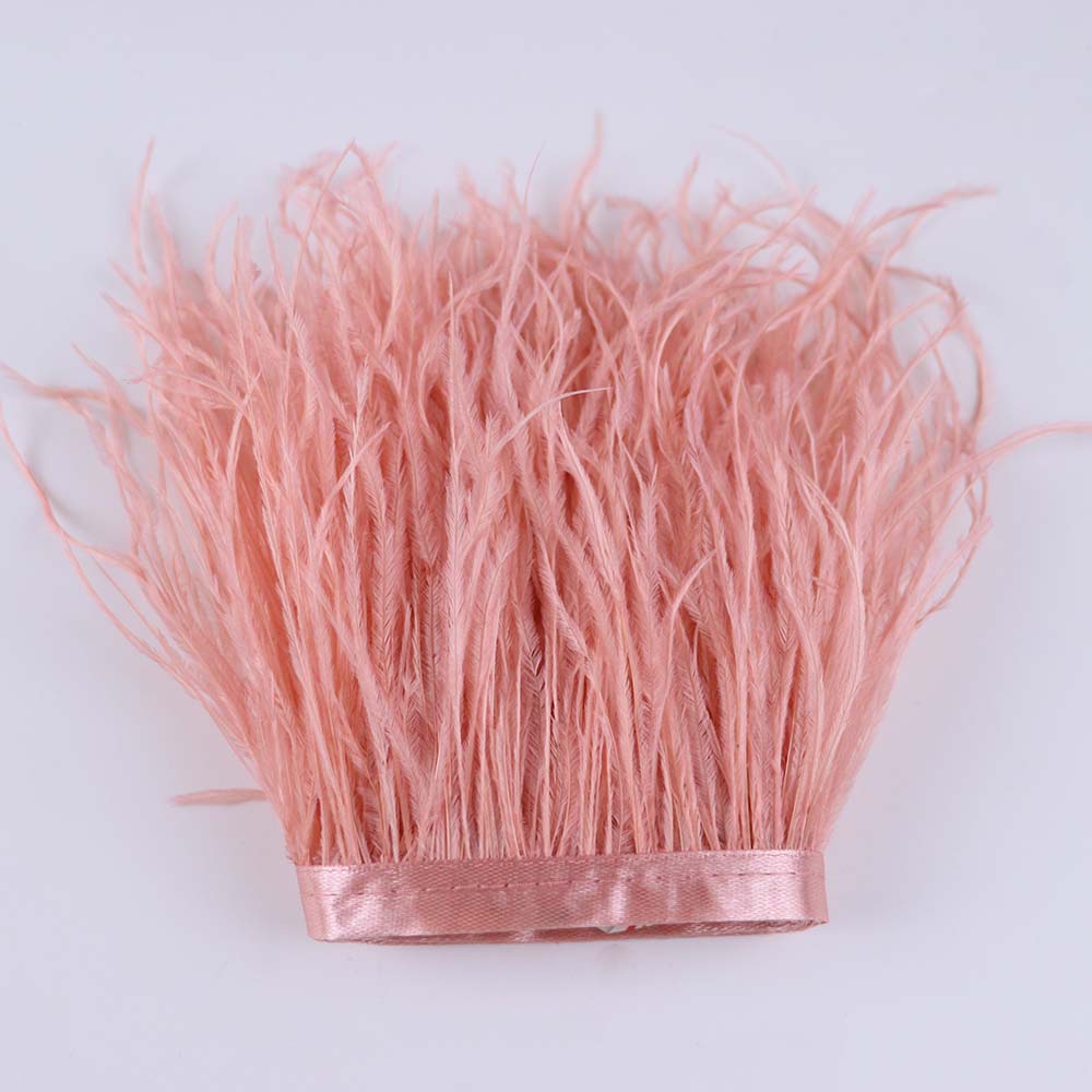 Feather 6-18CM Natural White Black Ostrich Feathers Trim for Wedding Dress Clothing Accessories Party Decoration Plume Fringe