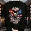 America 250 Years of Freedom 1776-2026 Patriotic Anniversary T-Shirt Size S-5XL