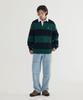 COVERNAT Small C Logo Rugby Sweatshirt Green
