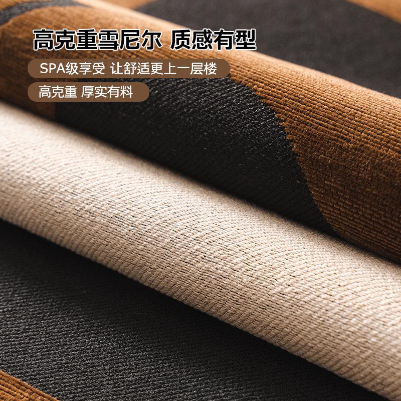 Nordic Chenille Sofa Cushion Is Universal In All Seasons New Wavy Edge Seat Cushion Non-Slip Sofa Cover Cross-Border