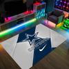 Tappeto in velluto di cristallo design Dallas Cowboys Accogliente Non?Tappeto Stampato Antiscivolo per Camera da Letto Soggiorno Ingresso
