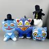 New Anime Kpop Demons Hunters Plush Cute Purple Tiger Black Hat Magpie With 3 Eyes Monster Hunt Girl Group Doll For Fans Gifts
