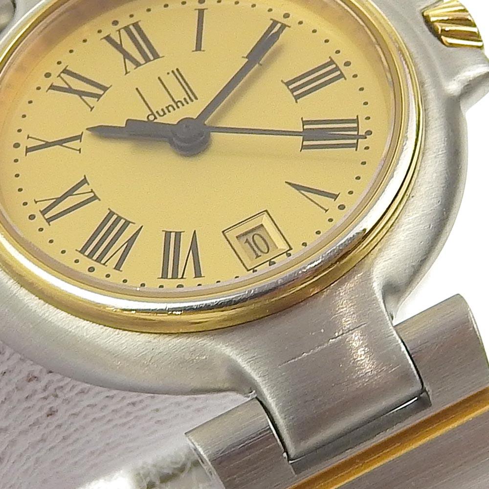Dunhill Montres Millennium cadran or Acier Inoxydable Quartz Affichage Analogique Femme Occasion