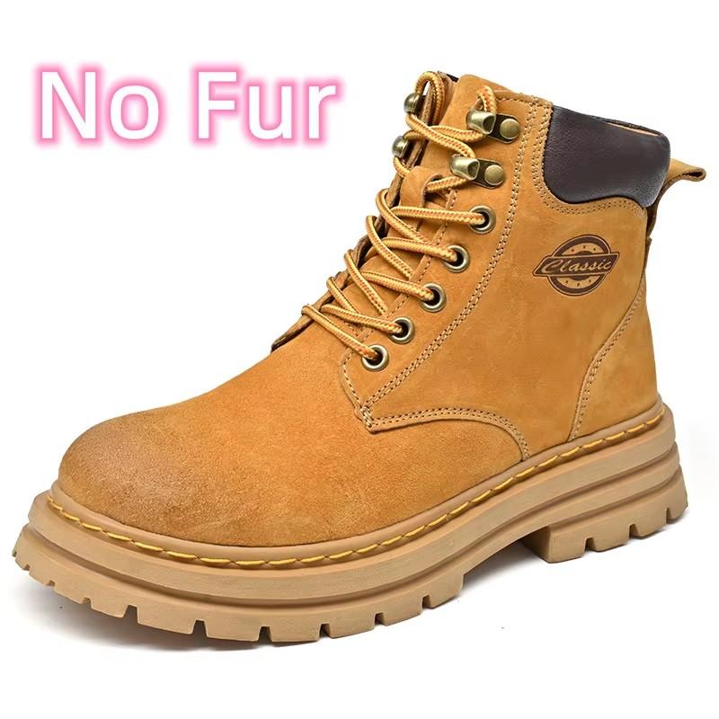 Fashion Desert High-top Hiking Shoes Non-slip Male Motocross Boots Handmade Versatile Botas Comfy Sneakers New Fashion Men's Ankle Boots