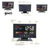 Electronic Lcd Weather Alarm Clock With Backlight And Temperature Function For Bedroom
