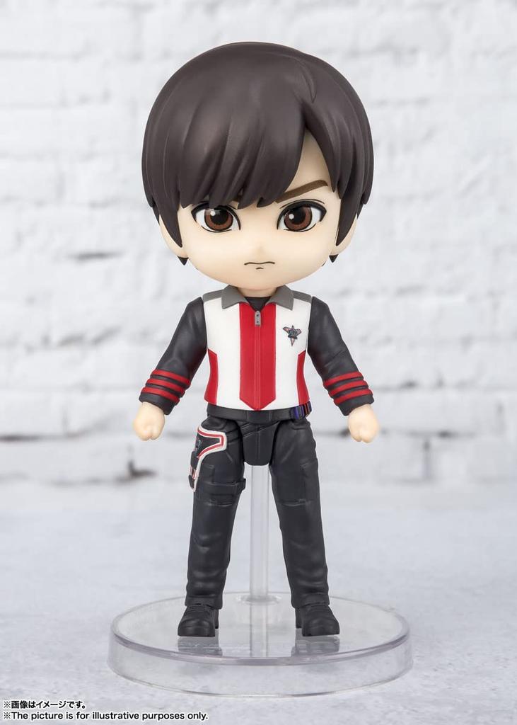 TAMASHII NATIONS Figuarts Mini Ultraman Trigger Manaka Approximately PVC ABS Painted Action Figure Kengo, 90mm, &