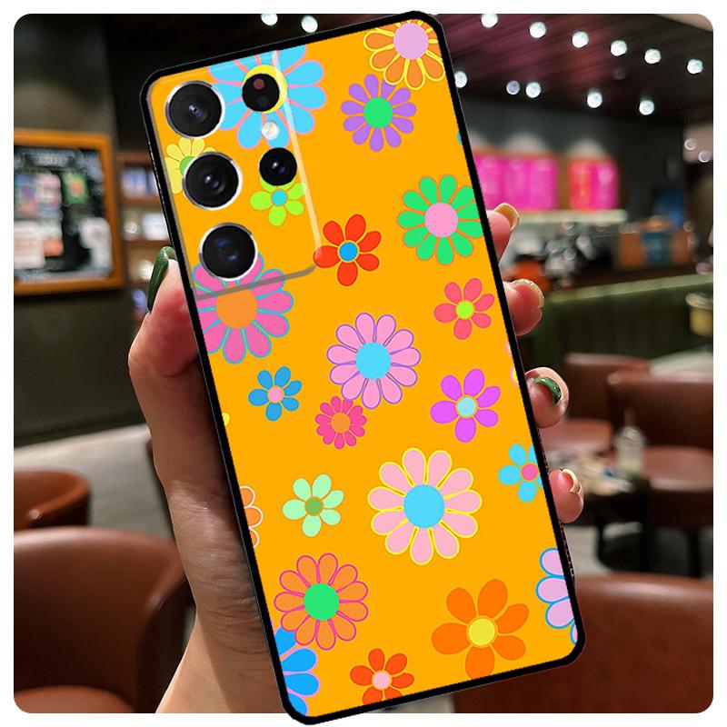 Trippy Indie  Y2K Aesthetic Phone Cover For Samsung Galaxy S23 S21 S22 Ultra S20 FE Note 20 Note 10 S8 S9 S10 Plus Case