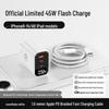 45W Gallium Nitride Fast Charger with Three Ports for iPhone 16 Pro Max