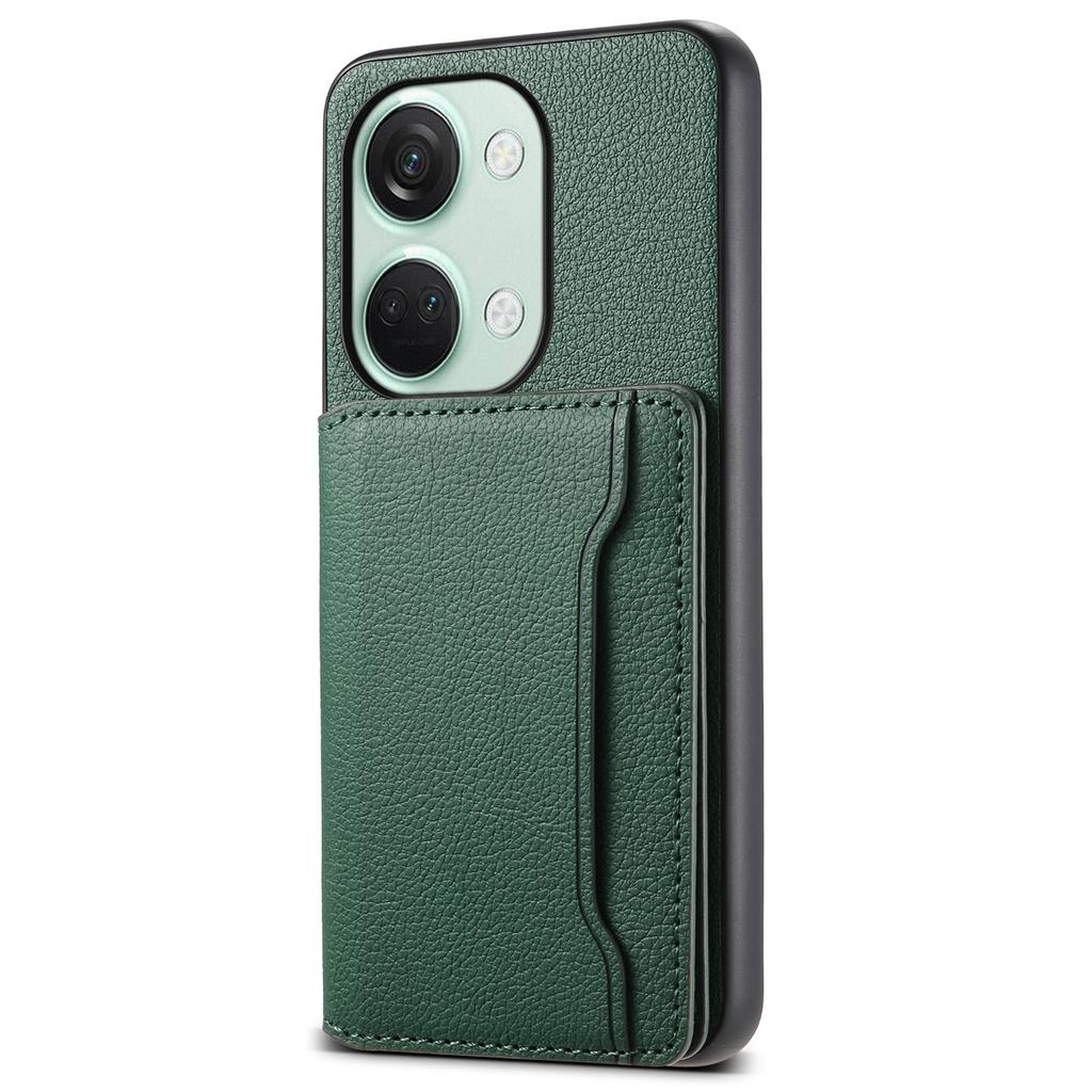 For OnePlus Ace 2V/Nord 3 5G Phone Case Leather+PC+TPU Card Slot Protective Shell