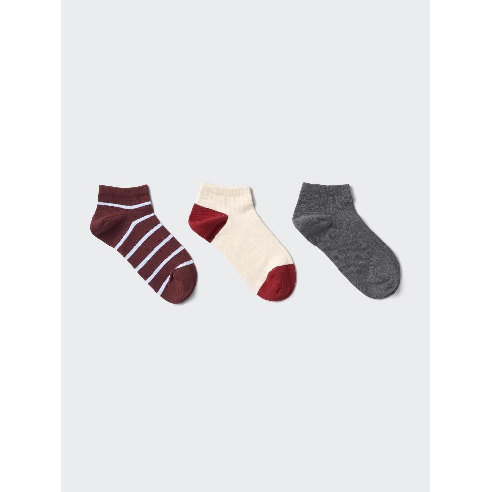 Uniqlo Short Socks 3p Stripe