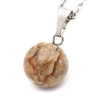 Himekawa Medicinal Stone Made In Niigata Famous Stone Natural Power Made In Japan [GOLD STONE] Pendant, Itoigawa, Prefecture, Japan, Necklace, Stone,