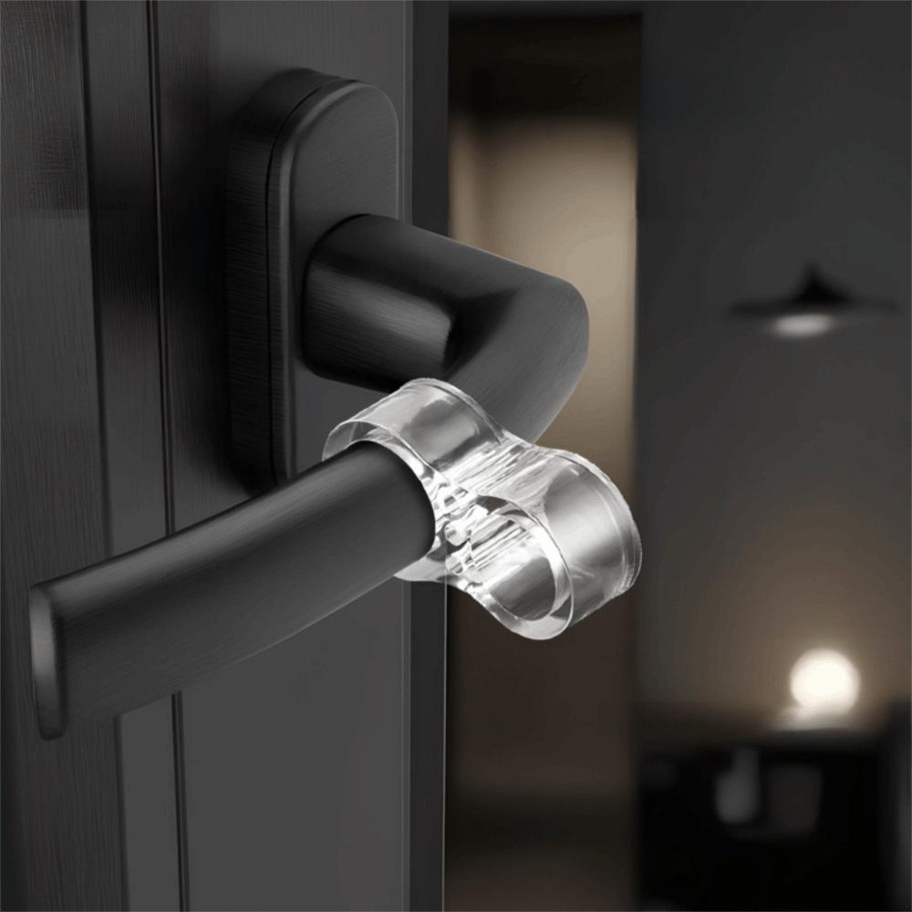 1 pezzo Maniglia Porta in PVC Paraurti Silicone Anti-collisione Silicone Manopola Porta Protettore Senza Trapano Tappo Porta Trasparente Casa Ufficio