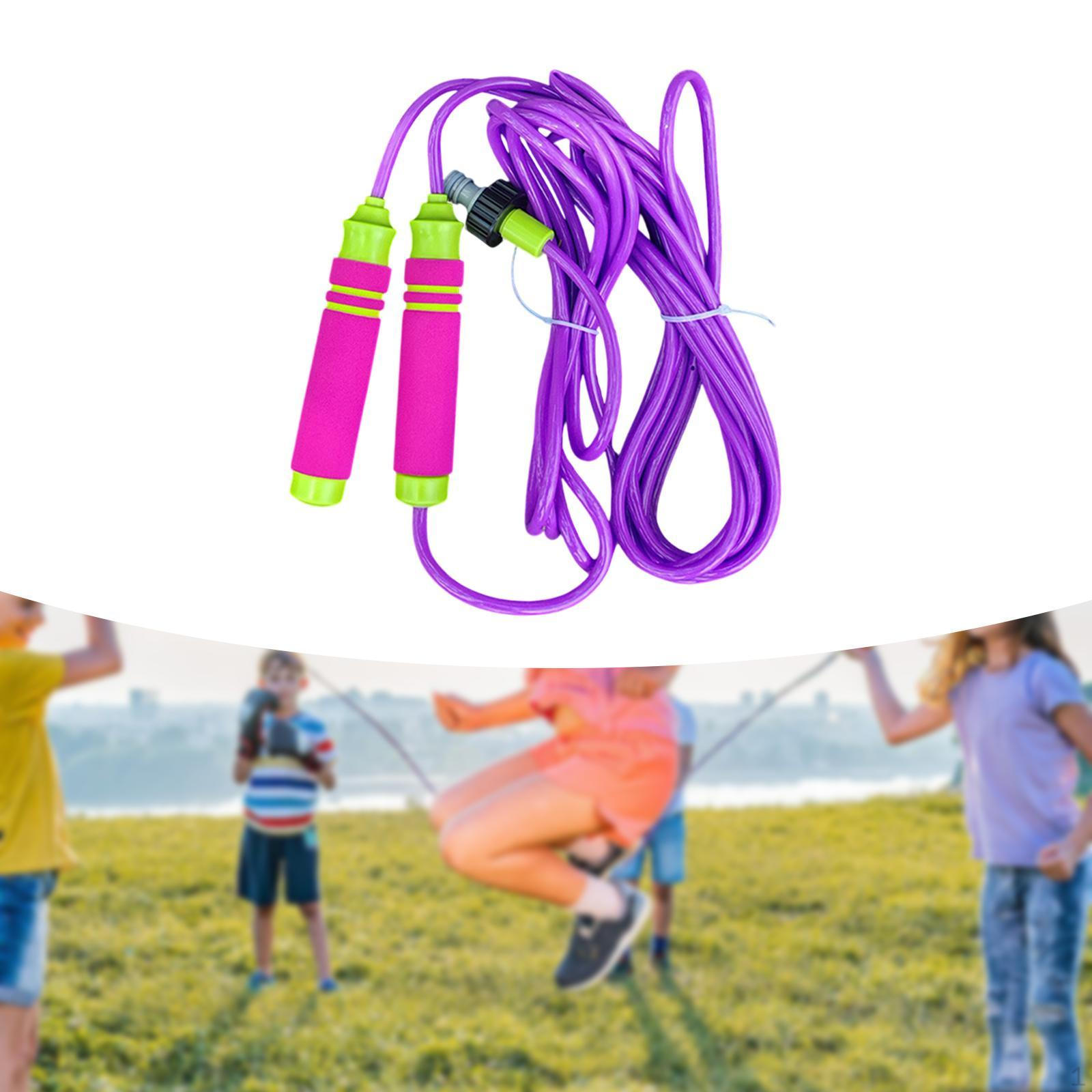 

Разбрызгиватель для детей Прыжки Многопользовательская Многоцелевая Скакалка Распыление Воды Прыжок Фитнес Porple