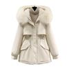 Winter Slim Parker Thickened Cotton-padded Women's Coat