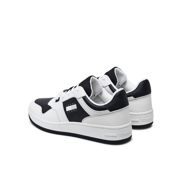 Men's Sneakers Tommy Jeans Tjm Retro Basket Cupsole Tumble Em0em01513 White