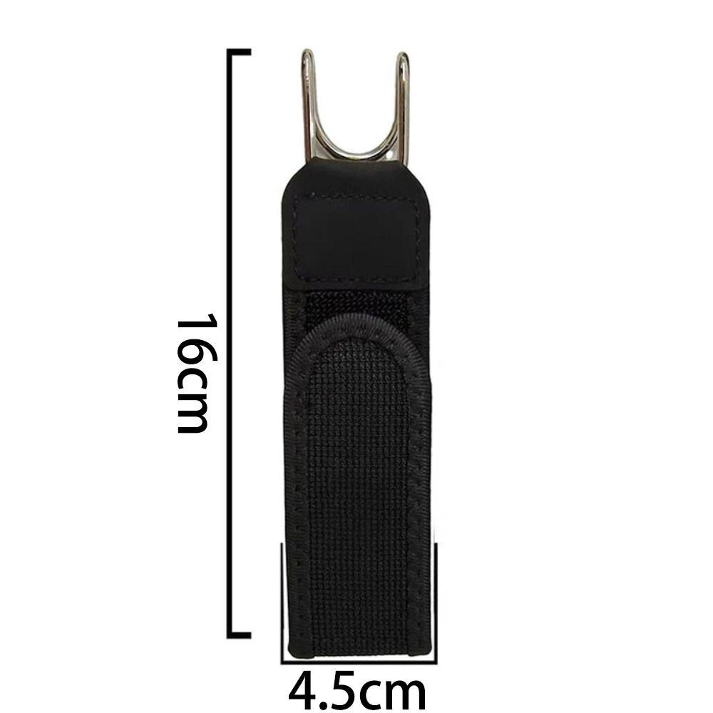 New Unisex Buckleless Belt Hook Waist Buckle Comfortable Elastic Waist Belt Adjustable Metal Hook Simple Useful Elastic Belt