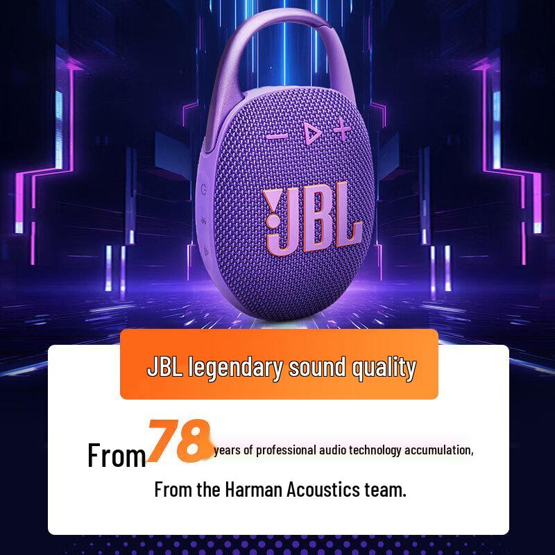 JBL Clip 5 Portable Bluetooth Speaker