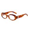 Leopard Small Oval Reading Glasses Anti Blue Light Clear Lens Presbyopic Eyewear For Women Fashion Optical Glasses