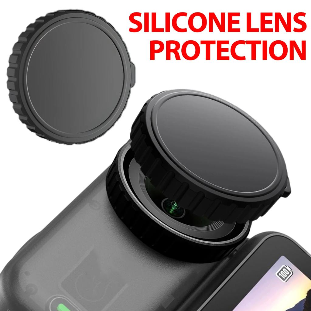 Lens Protective Cover for DJI Osmo Nano Camera Accessories Non Slip Silicone Dust-proof Lens Protective Case Cap for DJI Nano