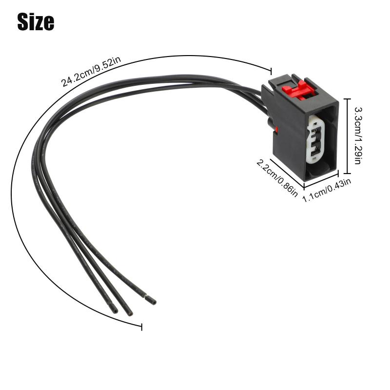 1 set cablaj conector pentru semnalizator de întoarcere față pentru mașină, compatibil pentru Jeep Jk 68065016AB 2007-2018