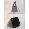 New Handmade Rhinestone Bucket Evening Bag Women Chain Crossbody Top Handle Vest Purse For Wedding Banquet Party