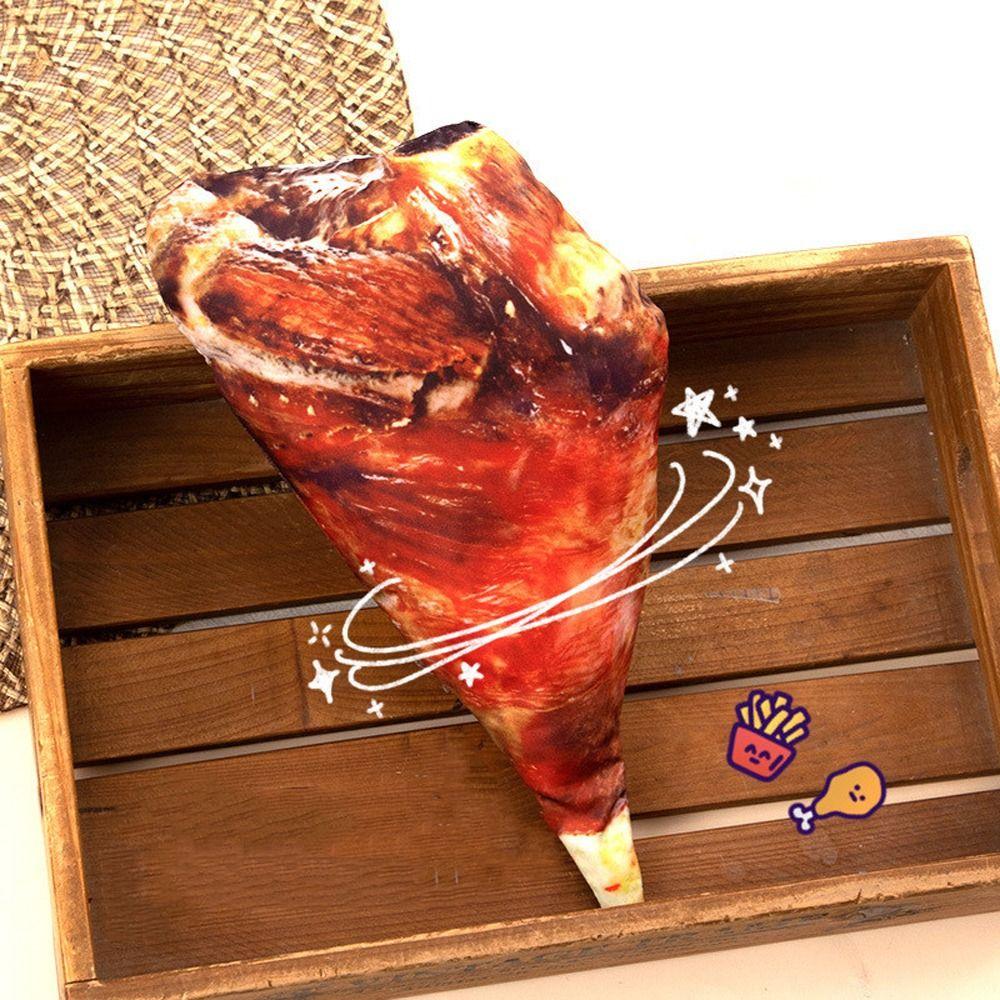 Realistic Meat Pencil Case Pig's Trotters Stationery Bag Creative Fish Shape Pen Bag  Make-up Pouch