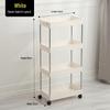 Bathroom & Kitchen Multi-layer Floor-standing Storage Trolley Shelf
