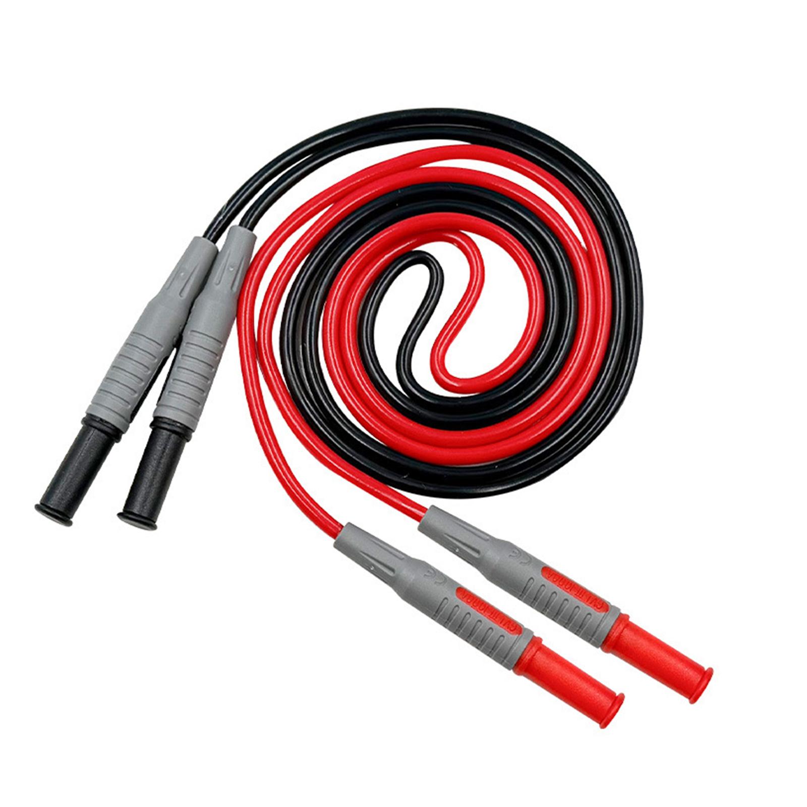 

Industrial Multimeter Cable 10A 1000V Digital Multimeter Probes Test Leads 4mm Banana Cord Flexible Usage for Lab 1