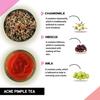 TEACURRY PCOS PCOD Acne Pimple Tea (1 Month Pack, 30x2 Tea Bags) - Help with Hormone, Period and Weight - 30 Days Pcos Tea