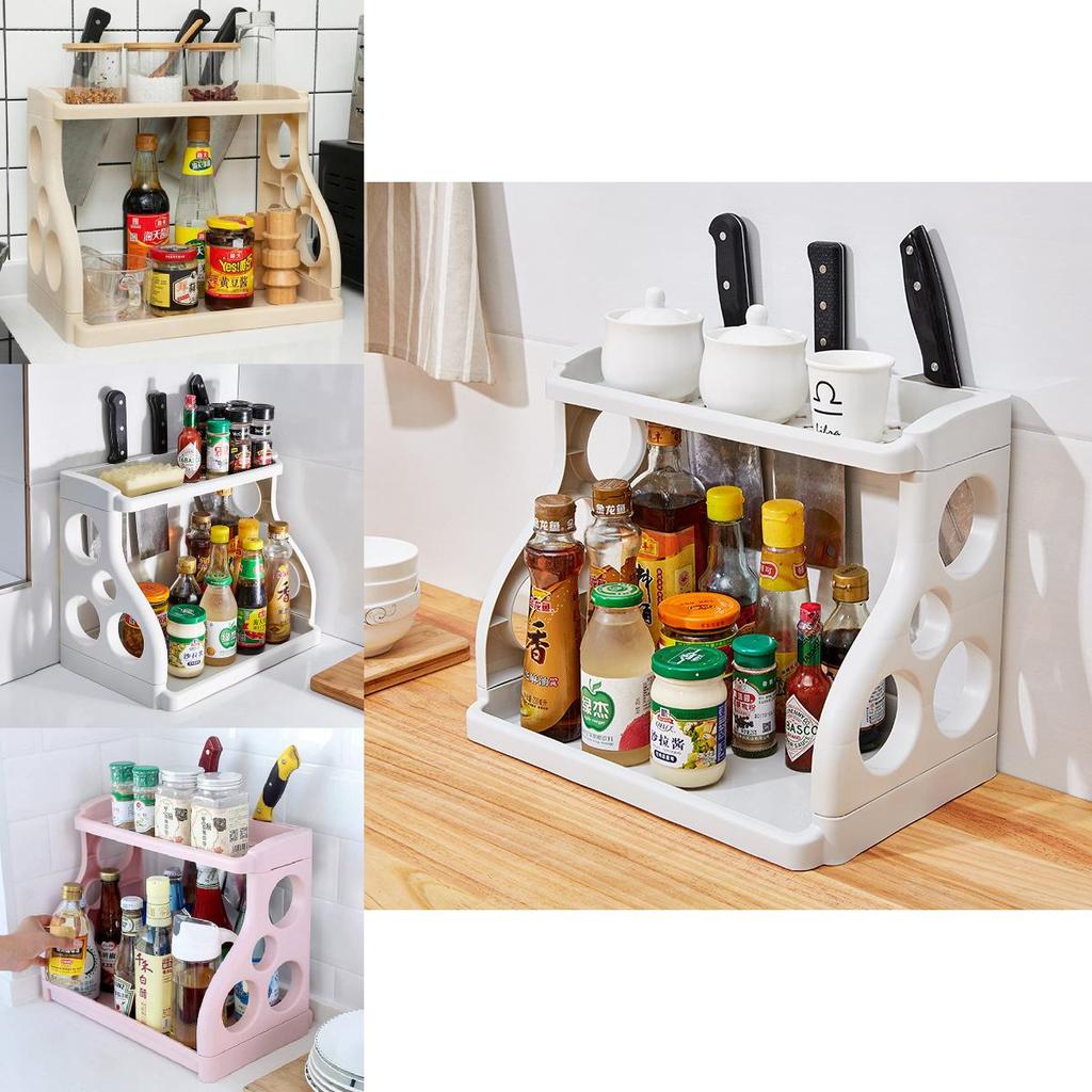 Organizer Kuchenny Dwuwarstwowy Materiał PP z Powierzchnią Antypoślizgową do Przechowywania Podczas Gotowania w Domu